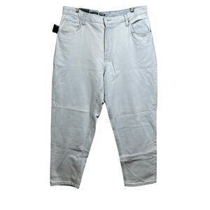 Wild Fable Women's Super-High Rise Acid Over-Dye Straight Jeans size 16 Y2K